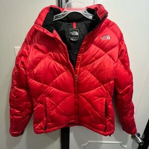 The North Face 550 Puffer Jacket Coral Pink Large